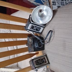 Vintage kodak cameras duaflex ii and iv plus special